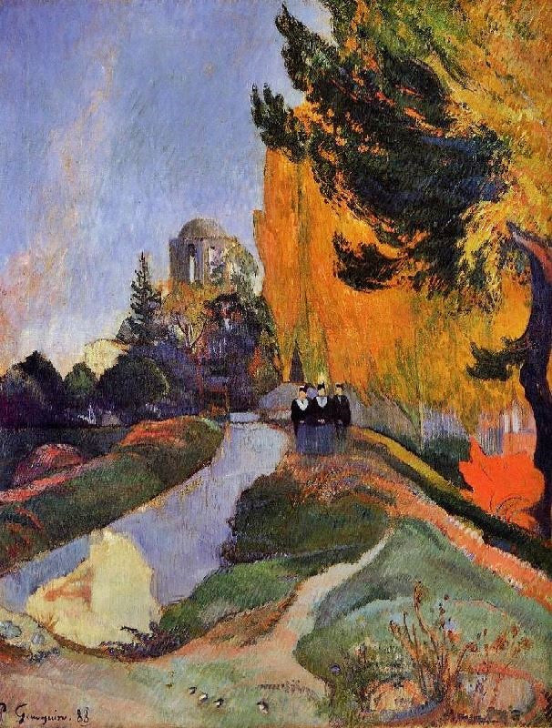 Les Alyschamps by Paul Gauguin