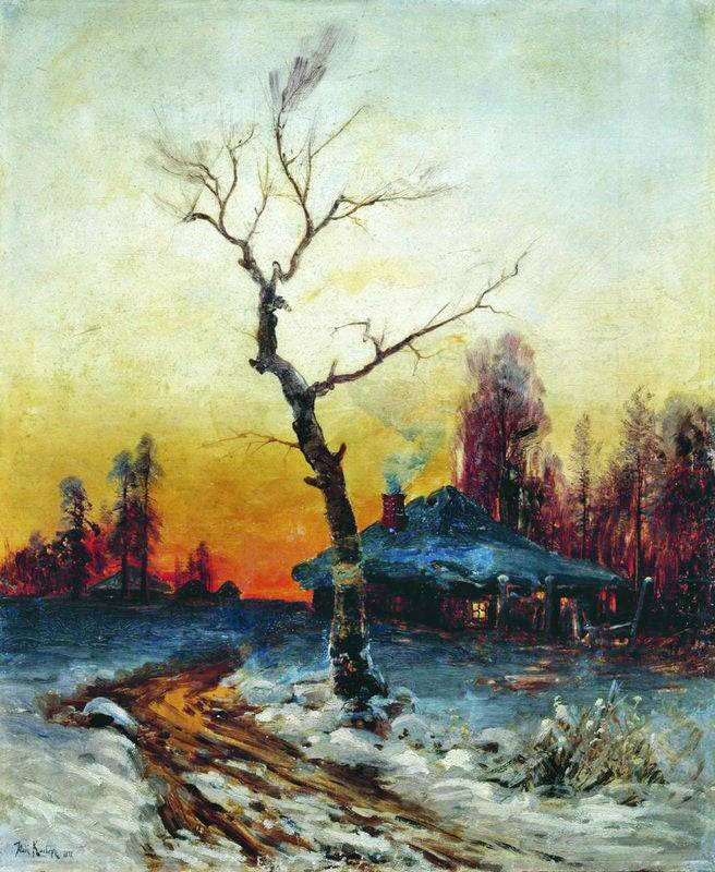 Winter Evening by Julius Klever