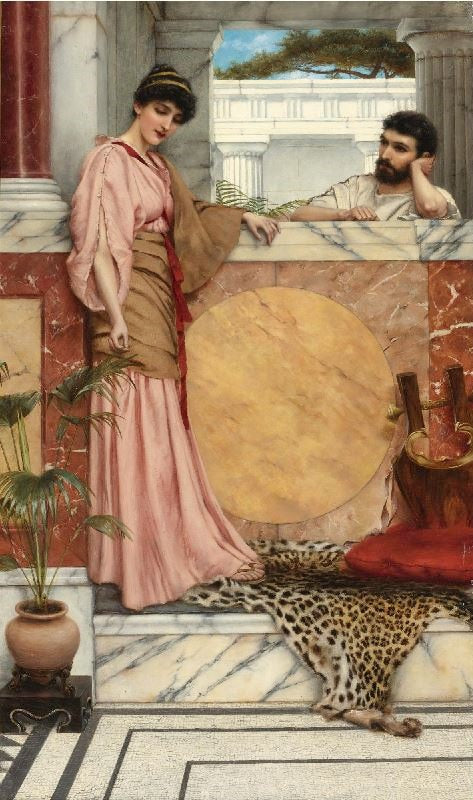 Waiting For An Answer by John William Godward