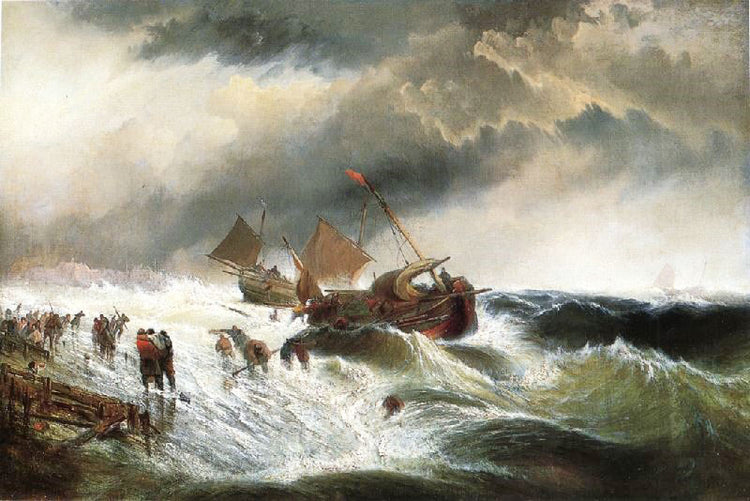 Shipwreck by Edward Moran