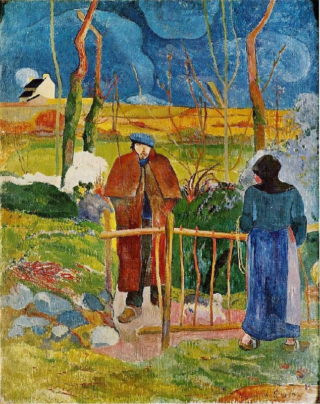 Bonjour Monsieur Gauguin by Paul Gauguin