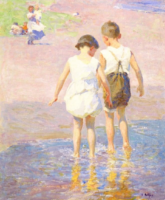 Brother And Sister by Edward Potthast