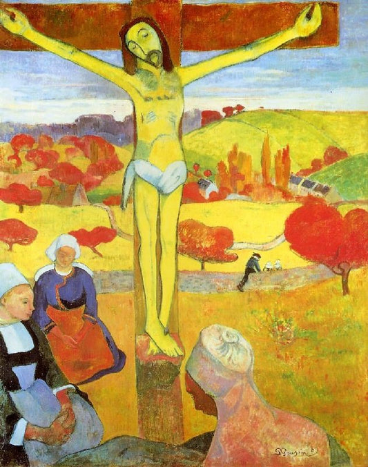 Yellow Christ by Paul Gauguin