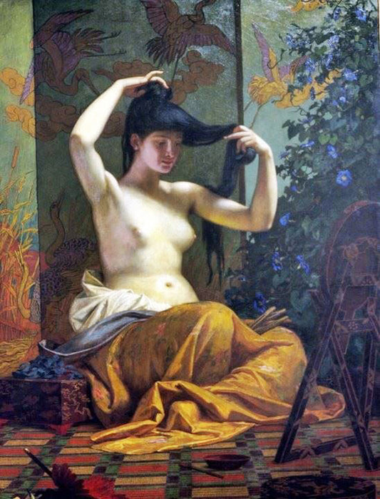 Japanese Woman by Bertalan Székel