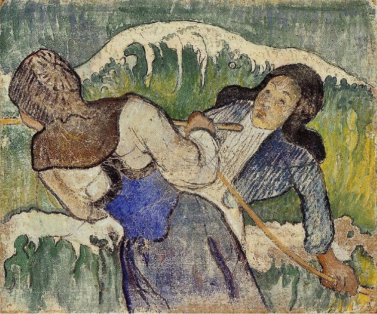 Kelp Gatherers by Paul Gauguin