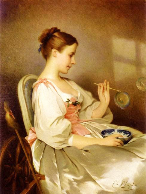 Blowing Bubbles by Charles Chaplin