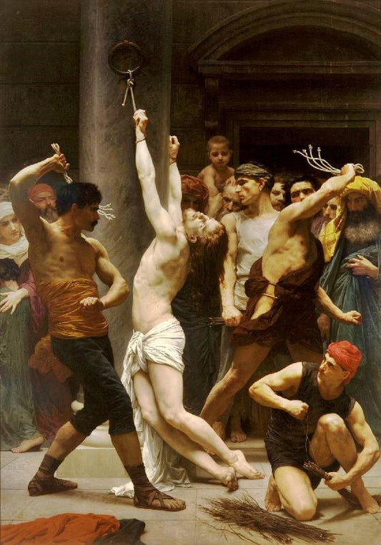 The Flagellation Of Our Lord Jesus Christ by William Bouguereau