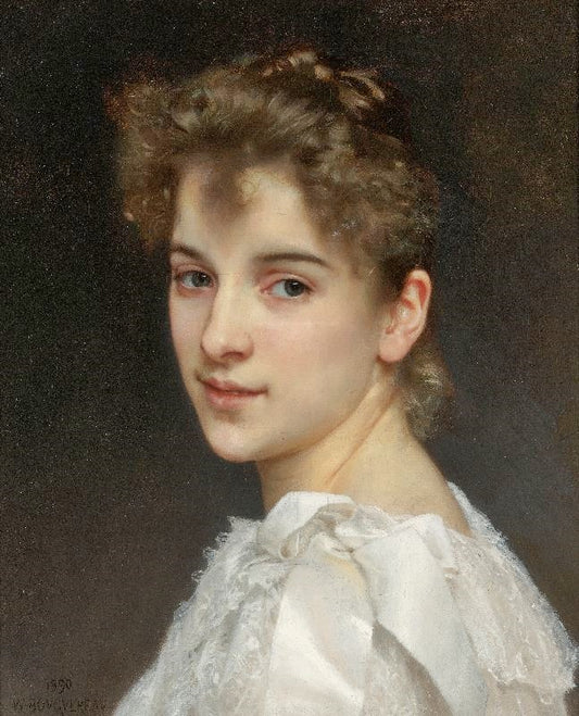 Portrait Of Gabrielle Drienza by William Bouguereau