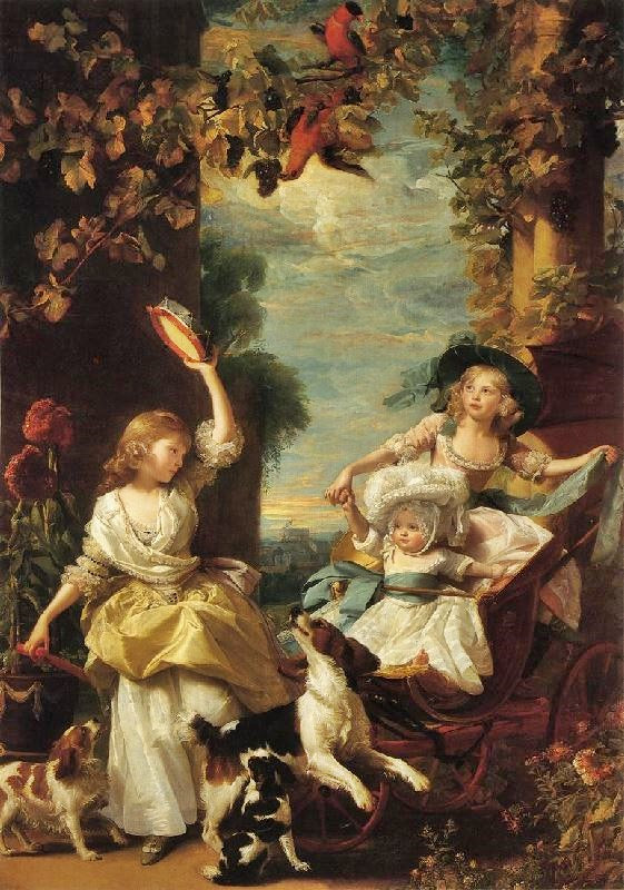 The Three Youngest Daughters Of George Iii by John Singleton Cople