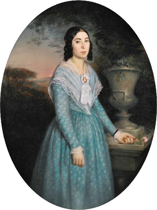 Portrait Of Marie-Célina Brieu by William Bouguereau