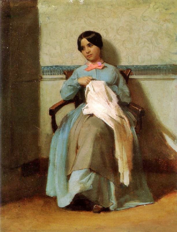 Portrait Of Léonie Bouguereau by William Bouguereau