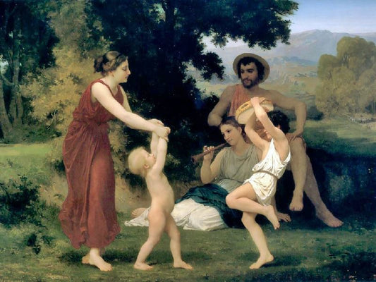 Pastoral Scene by William Bouguereau