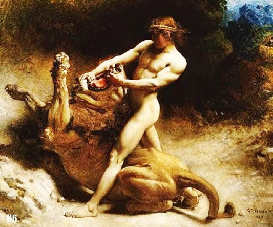 The Youth Samson by Léon Joseph Florentin Bonnat