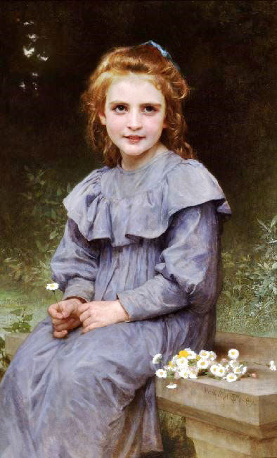 Daisies by William Bouguereau