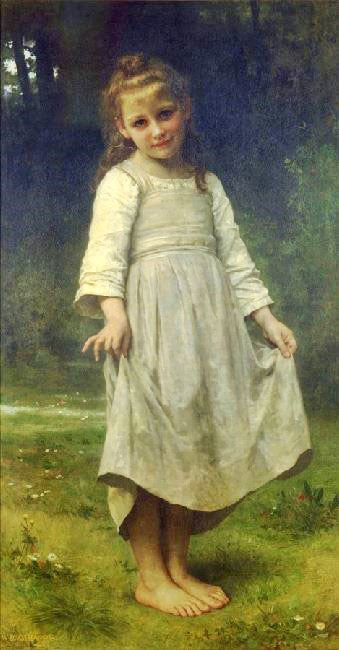 The Curtsey by William Bouguereau