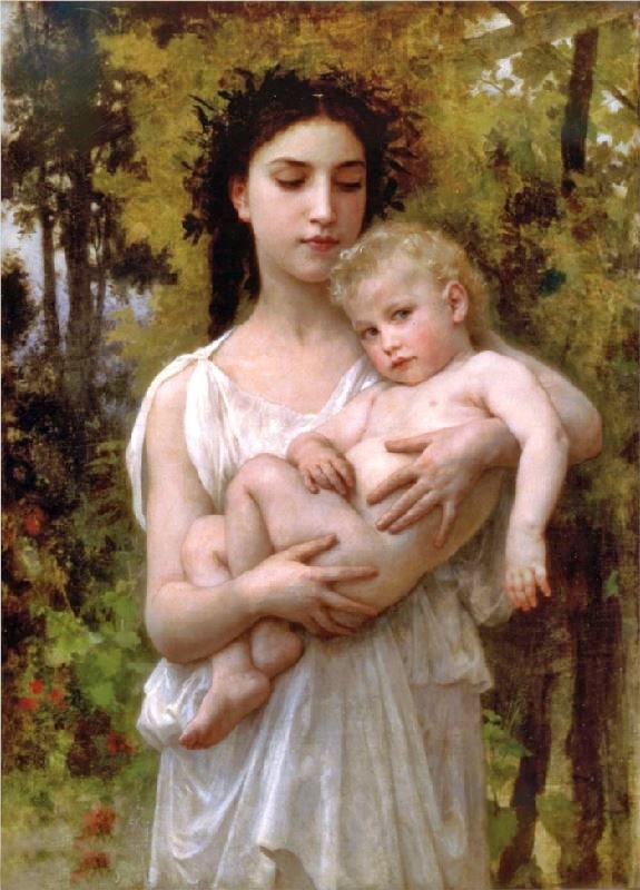 Little Brother by William Bouguereau