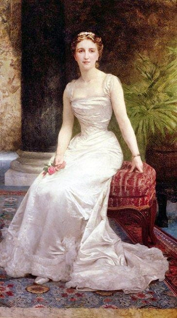Portrait Of Madame Olry-Roederer by William Bouguereau