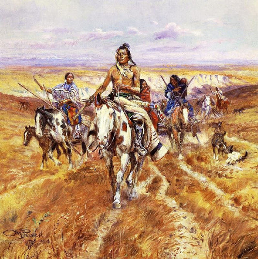When The Plains Were His by Charles Marion Russell