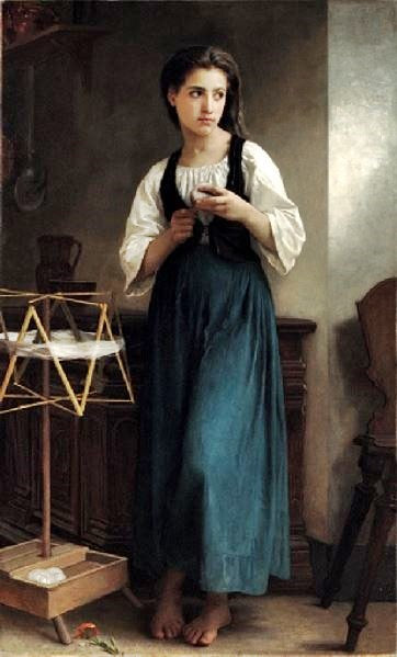 La Dévideuse by William Bouguereau