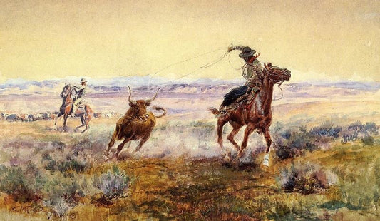 On The Pond by Charles Marion Russell