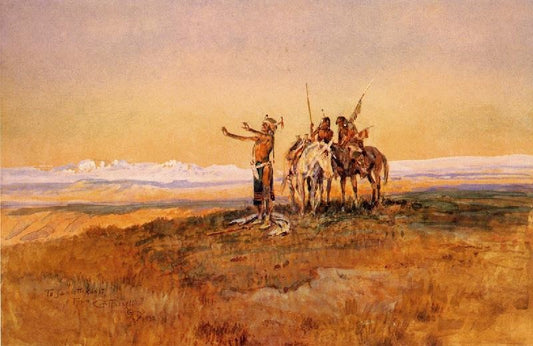 Invocation To The Sun by Charles Marion Russell