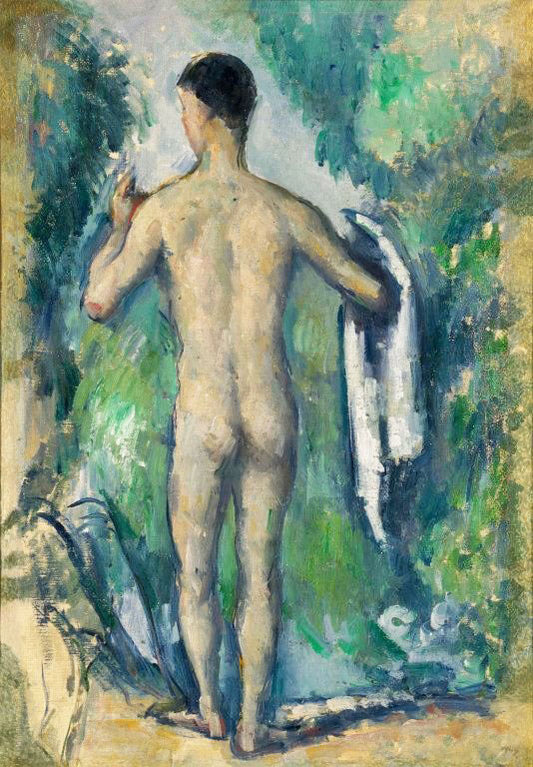 Standing Bather Seen From The Back by Paul Cézanne