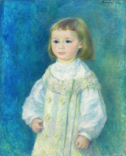 Lucie Berard (Child In White) by Pierre Auguste Renoir