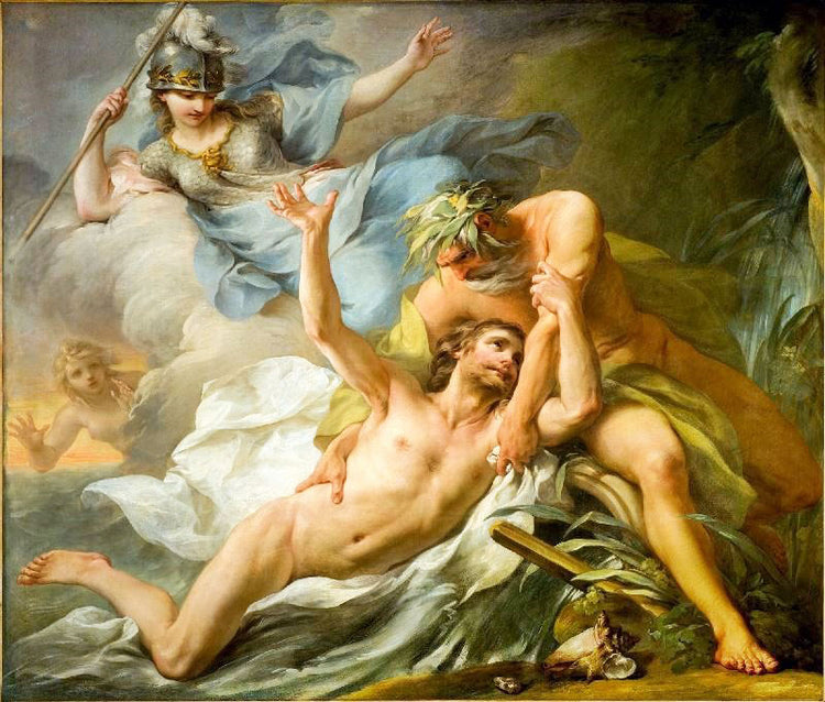 Odysseus Landing On The Island Of Calypso by Pierre Charles Trémolières