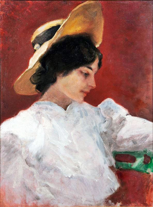 The Yellow Hat by Pompeo Mariani