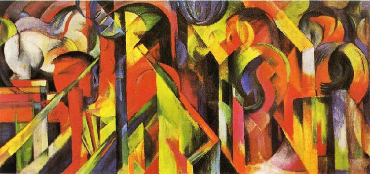 Stables by Franz Marc