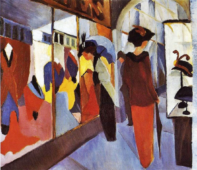 Fashion Shop by August Macke