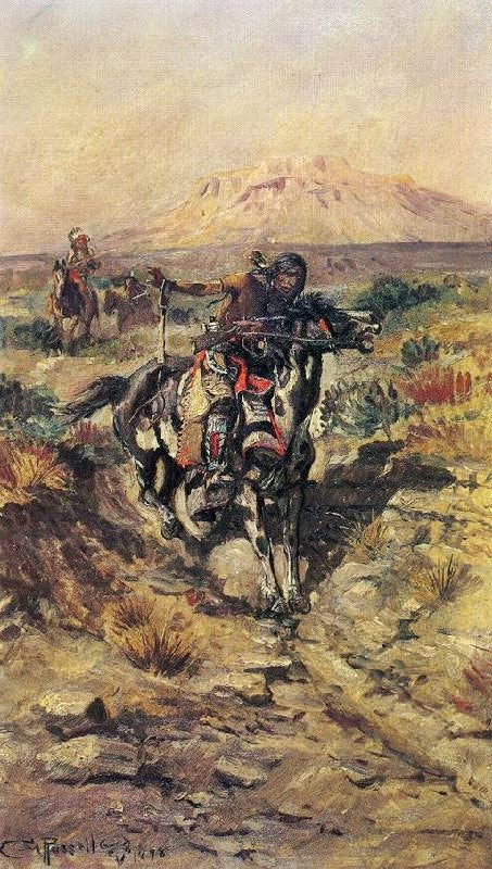The Scouting Party by Charles Marion Russell