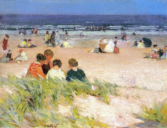 By The Shore by Edward Potthast