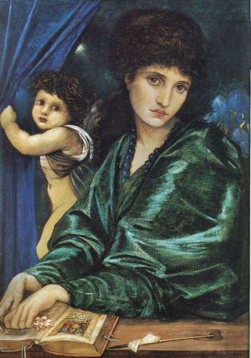 Portrait Of Maria Zambaco by Sir Edward Burne-Jones