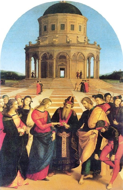 Marriage Of The Virgin by Raphael