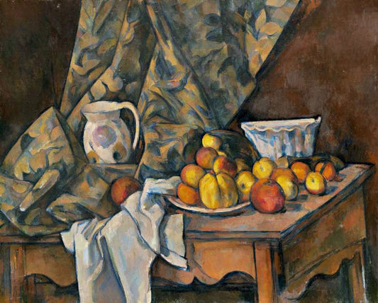Still Life With Apples And Peaches by Paul Cézanne