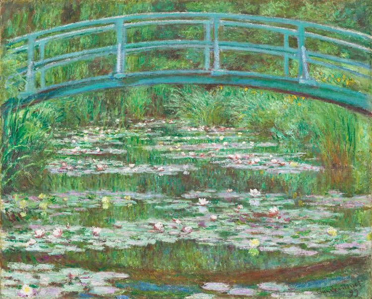 The Japanese Footbridge by Claude Oscar Monet