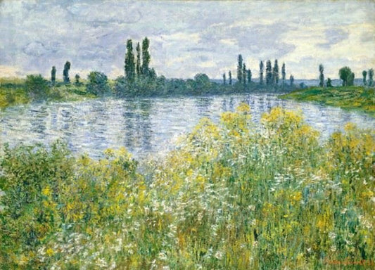 Banks Of The Seine At Vétheuil by Claude Oscar Monet