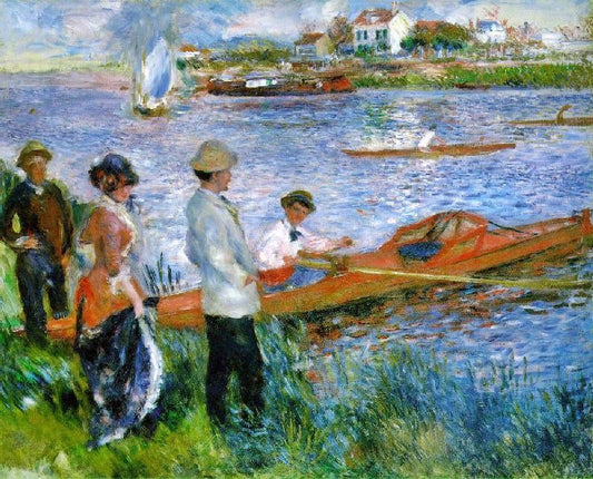 Oarsmen At Chatou by Pierre Auguste Renoir