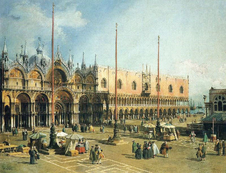 Piazza San Marco, 1749 by Canaletto