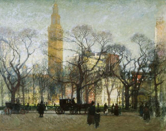 Madison Square In The Afternoon by Paul Cornoyer