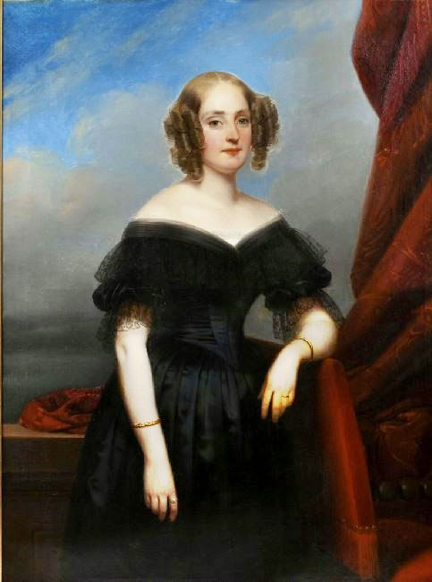 Madame De Cholier by Claude Marie Paul Dubufe