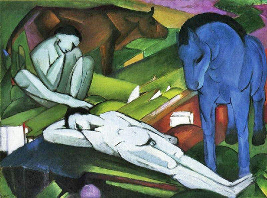 Shepherds by Franz Marc