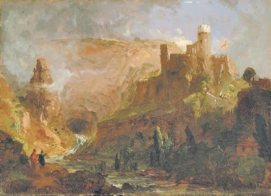 Petrarch ’S Home Vaucluse, Italy by Jasper Francis Cropse