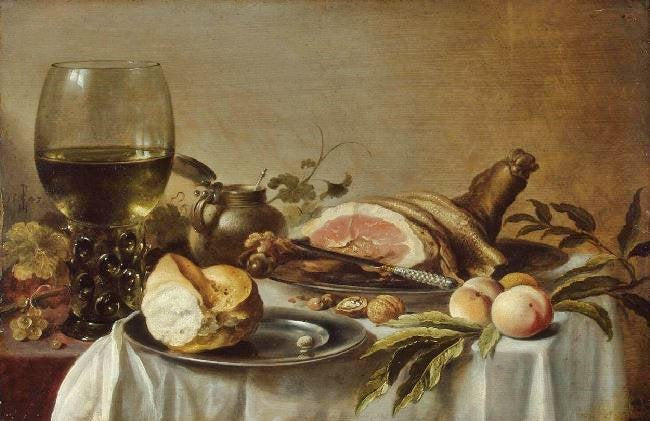 Still Life, 1647 by Pieter Claesz