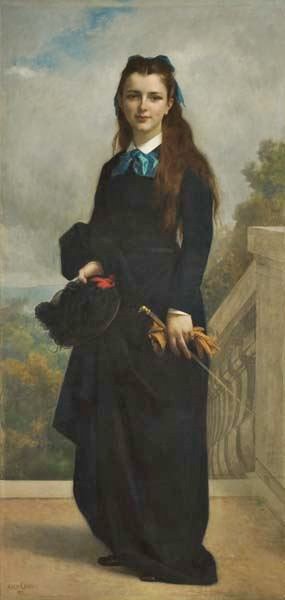 Portrait Of Miss Cornelia Lyman Warren by Alexandre Cabanel