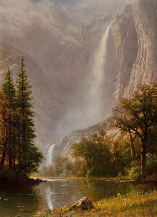 Yosemite Falls by Albert Bierstadt