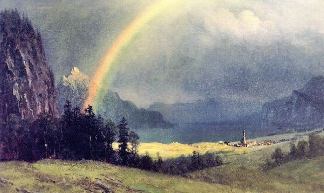 After The Shower by Albert Bierstadt