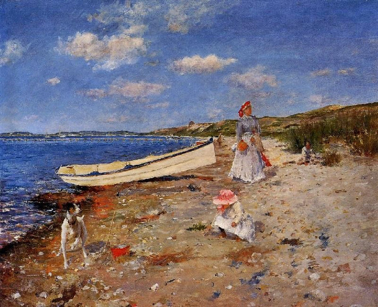 A Sunny Day At Shinnecock Bay by William Merritt Chase
