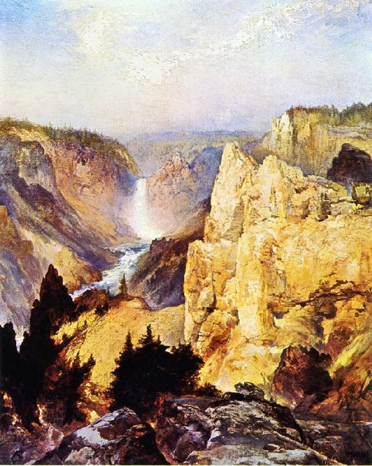 Grand Canyon Of The Yellowstone, 1893 by Thomas Moran